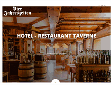 Tablet Screenshot of hotel4jahreszeiten.com